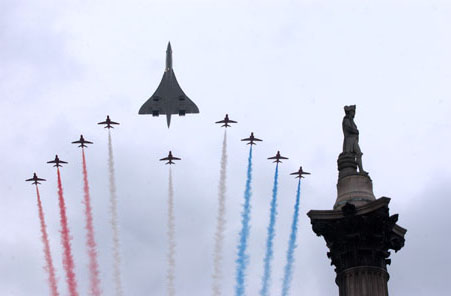 Concorde and the Red Arrows